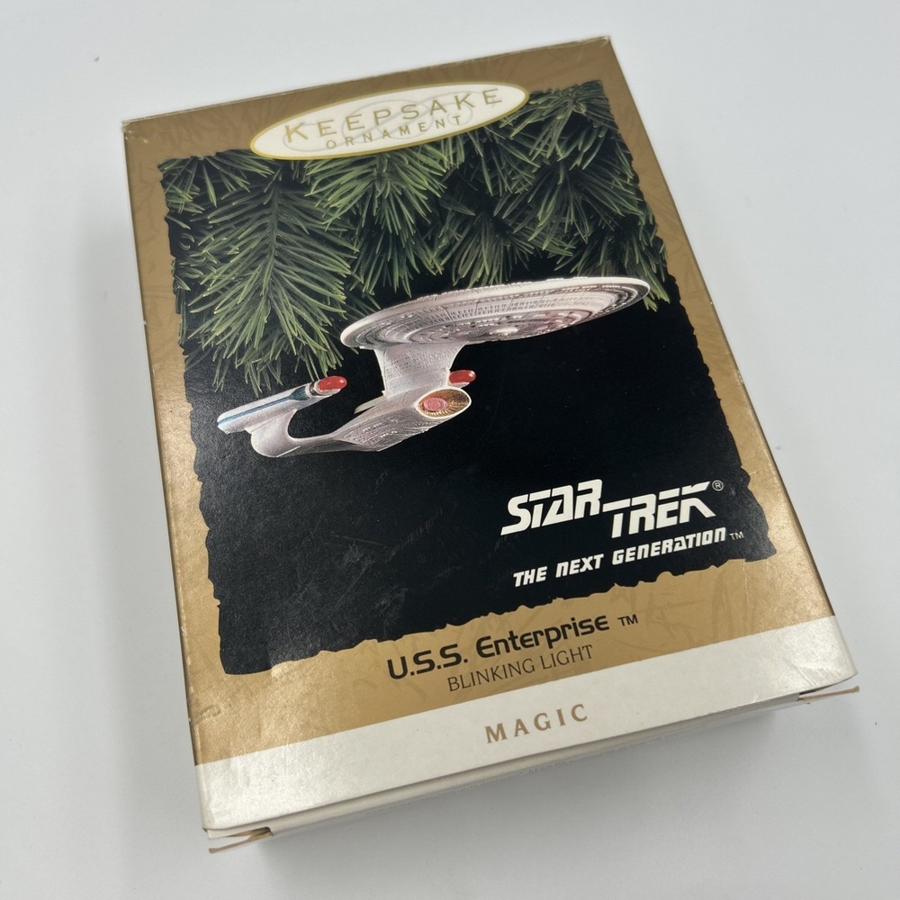 Vintage Hallmark 1993 Ornament Star Trek U.S.S.โ Enterprise